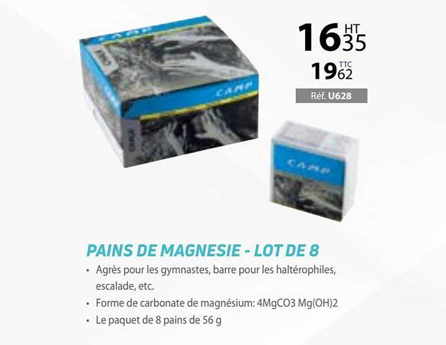 pains de magnesie - lot de 8