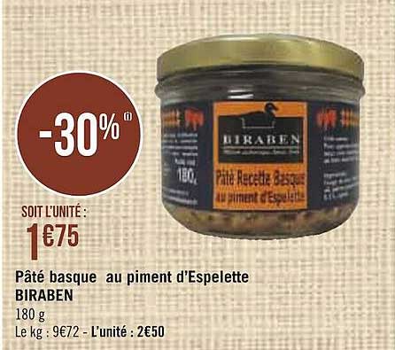 Pâté Au Piment D'espelette Biraben