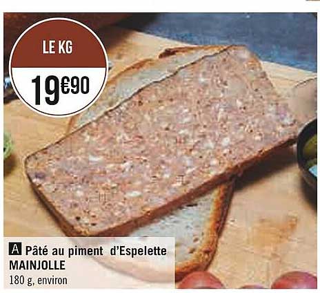 Pâté Au Piment D'espelette Mainjolle