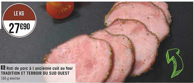 rôti de porc à l'ancienne cuit au four tradition et terroir du sud ouest