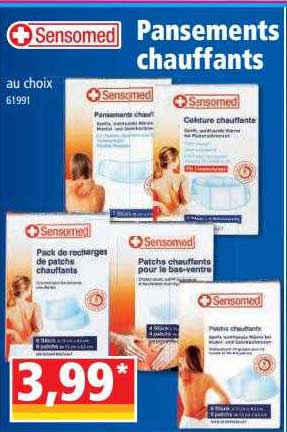 sensomed pansements chauffants