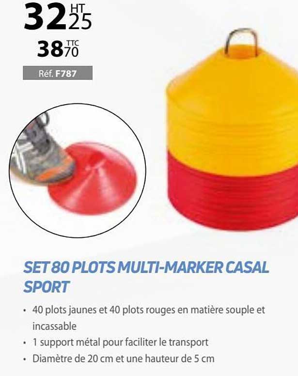 set 80 plots multi-marker casal sport