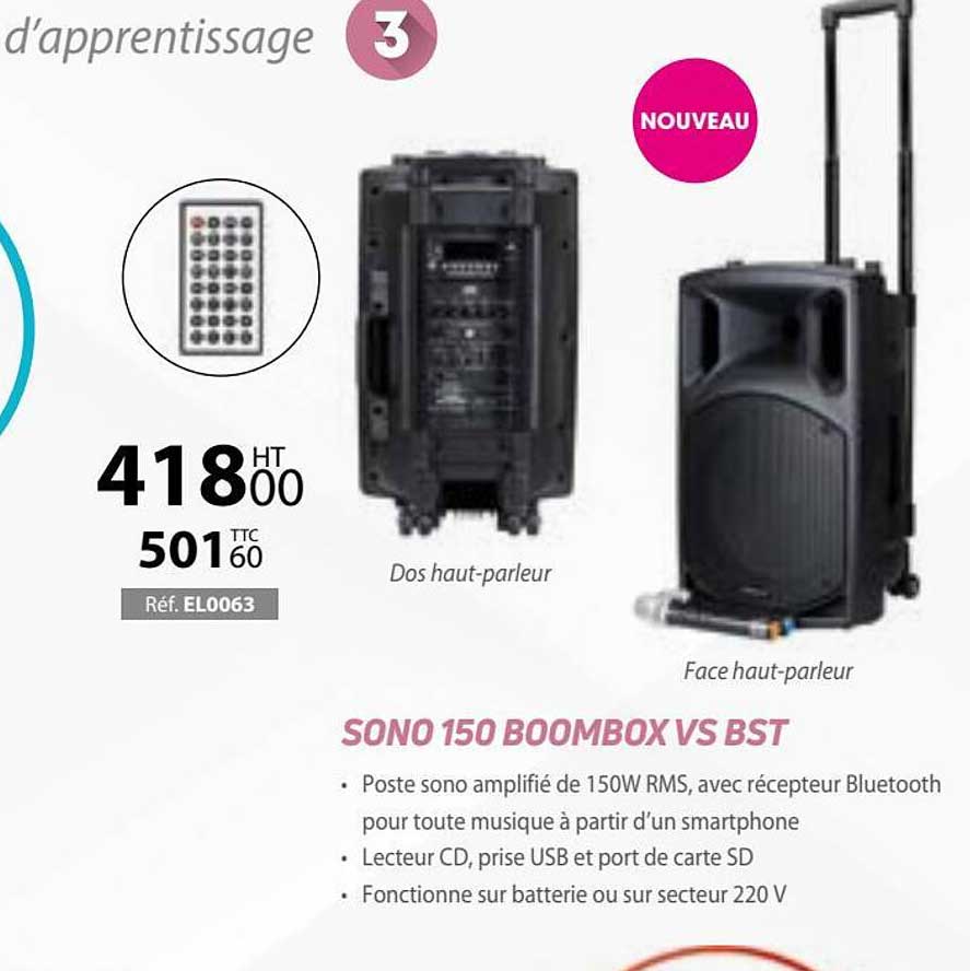 sono 150 boombox vs bst