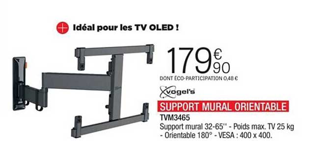 support mural orientable vogel's