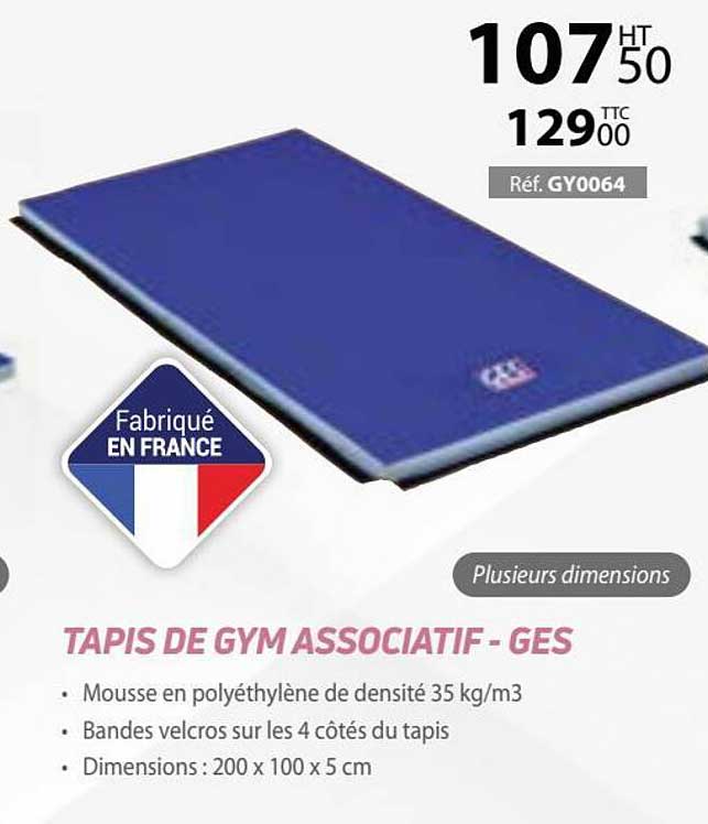 tapis de gym associatif - ges