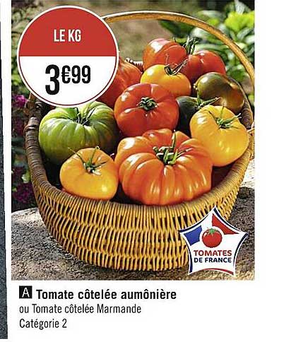 tomate côtelée aumônière