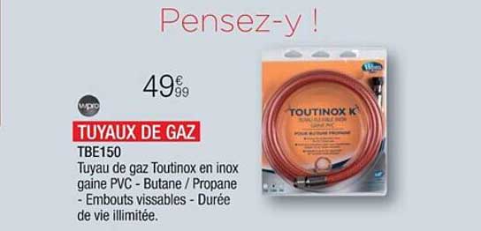 tuyaux de gaz wpro
