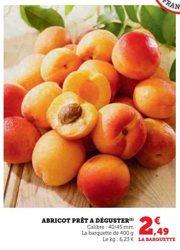 abricot prêt à déguster