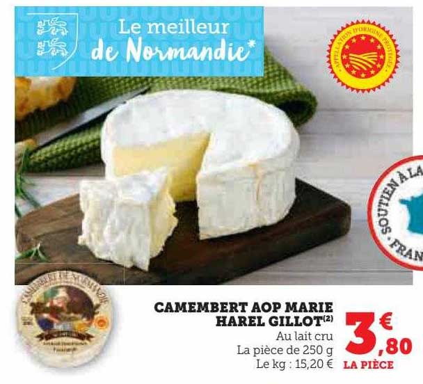 camembert aop marie harel gillot
