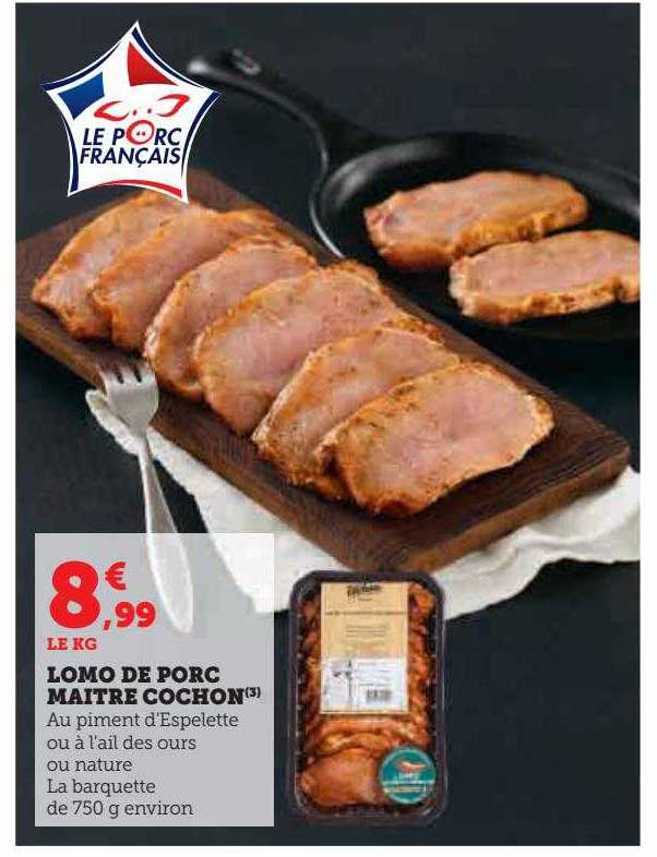 lomo de porc maître cochon
