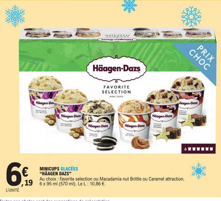 minicups glacées "häagen dazs"