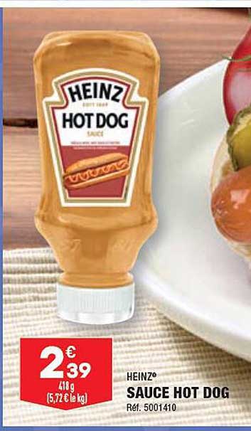 sauce hot dog heinz