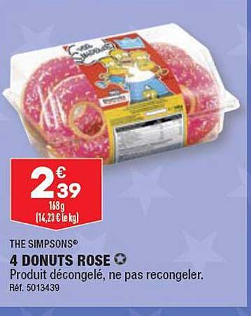 4 donuts rose the simpsons
