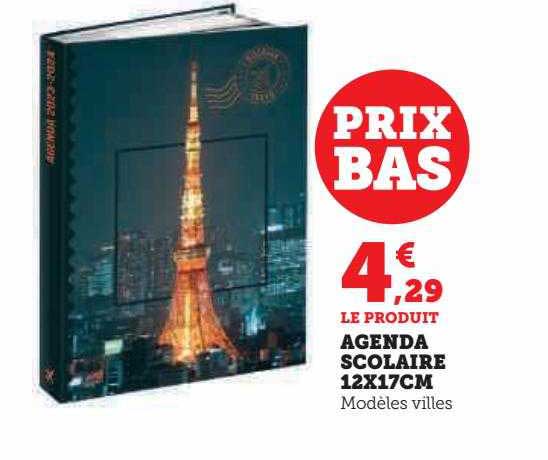 Agenda Scolaire 12 X 17 Cm