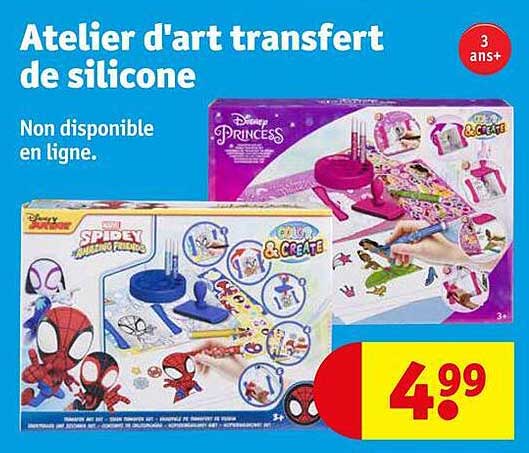 atelier d'art transfert de silicone