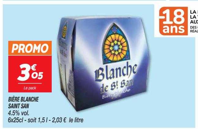 bière blanche saint san