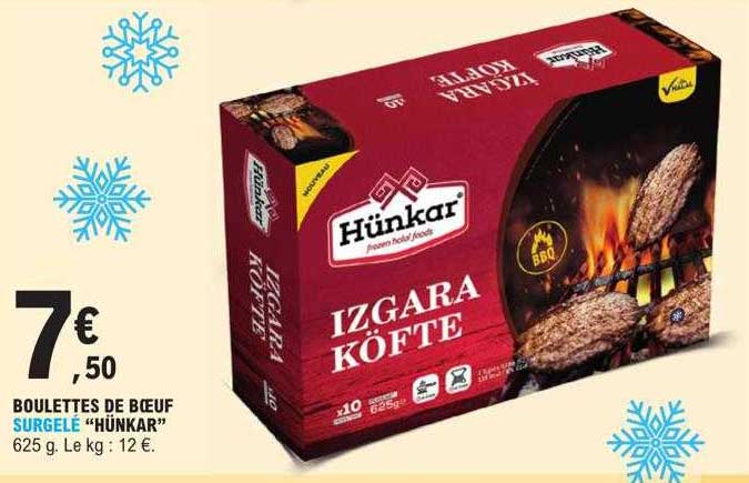 Boulettes De Bœuf Surgelé "hünkar"