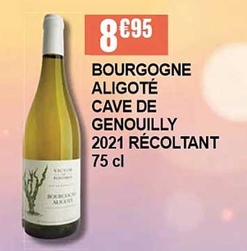 bourgogne aligoté cave de genouilly 2021 récoltant