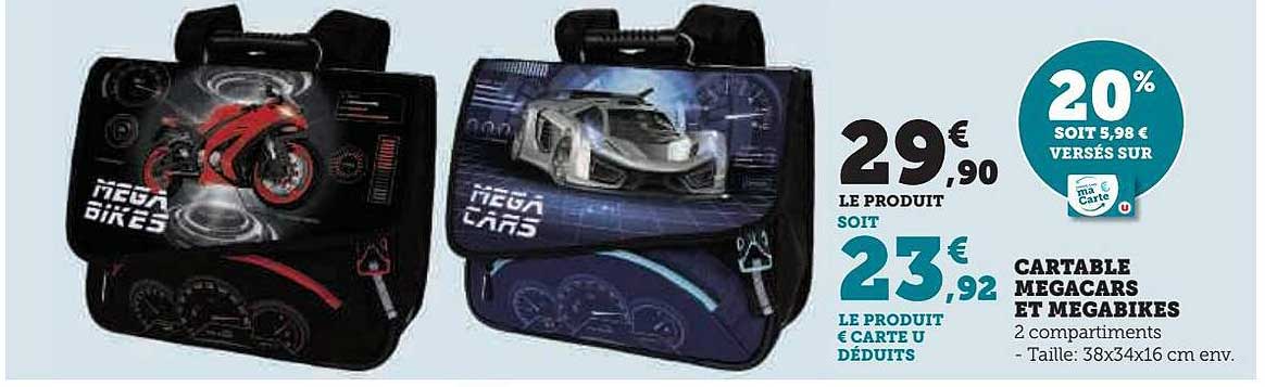 Cartable Mégacars Et Mégabikes