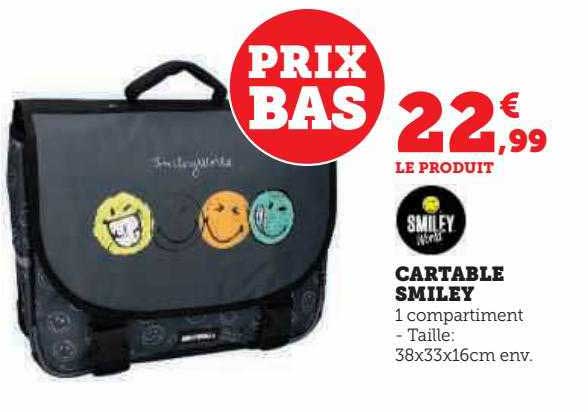 Cartable Smiley