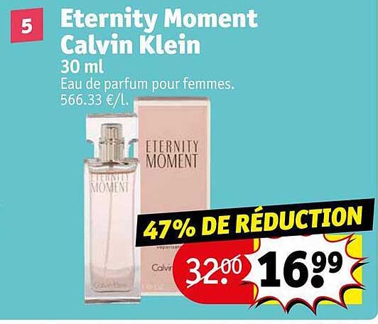 eternity moment calvin klein eau de parfum pour femmes