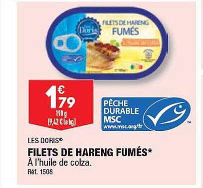 Filets De Hareng Fumés Les Doris