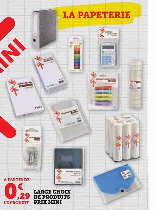 large choix de produits prix mini