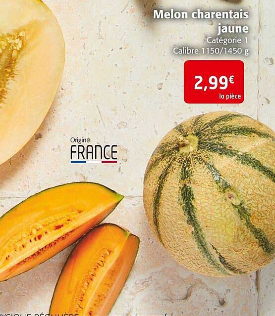 Melon Charentais Jaune