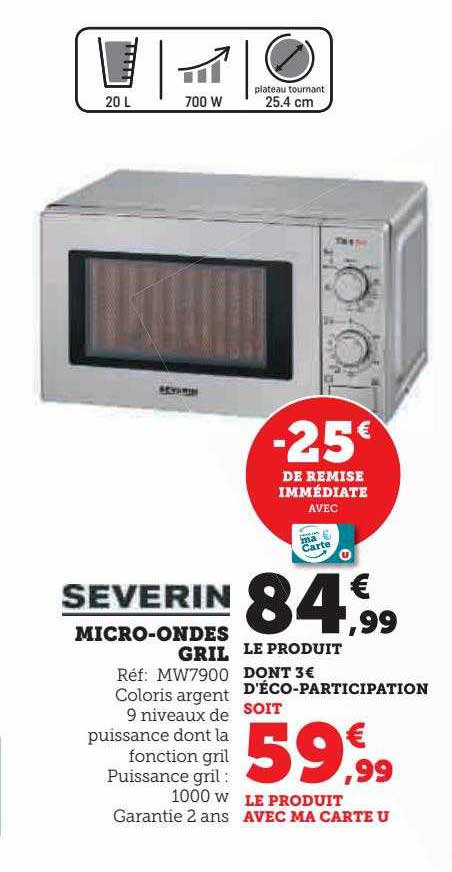 Micro-ondes Gril Severin