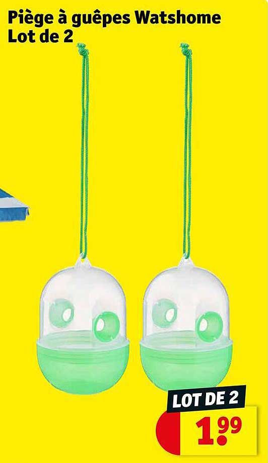Piège à Guêpes Watshome Lot De 2