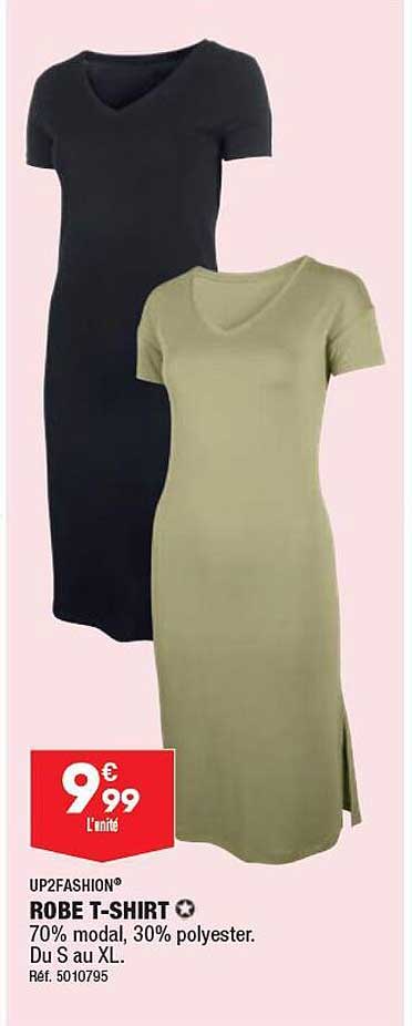 robe t-shirt up2fashion