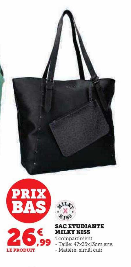sac étudiante milky kiss