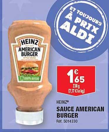 sauce american burger heinz