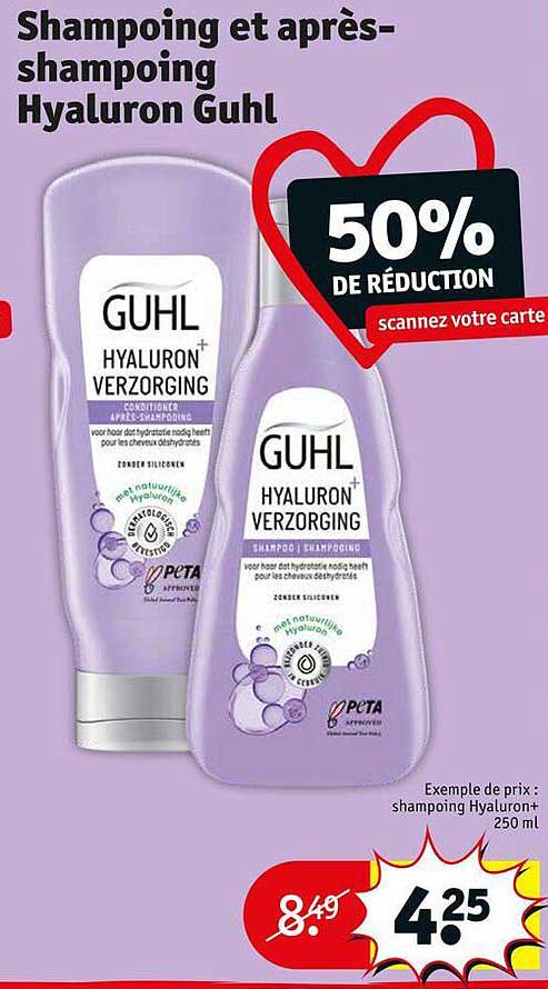 shampoing et après-shampoing hyaluron guhl