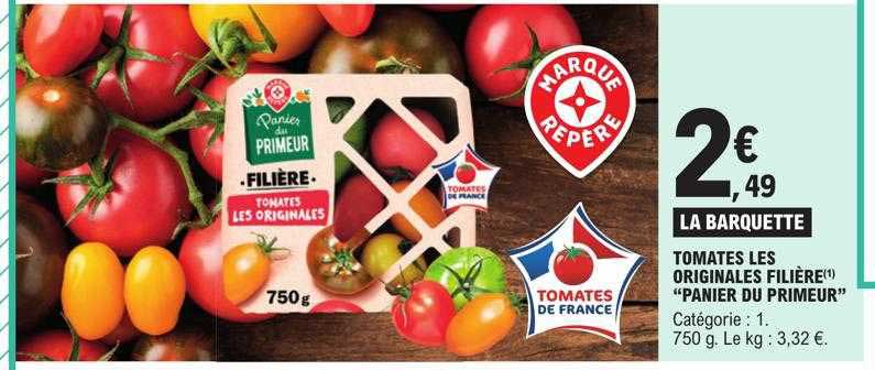 tomates les originales filière "panier du primeur"
