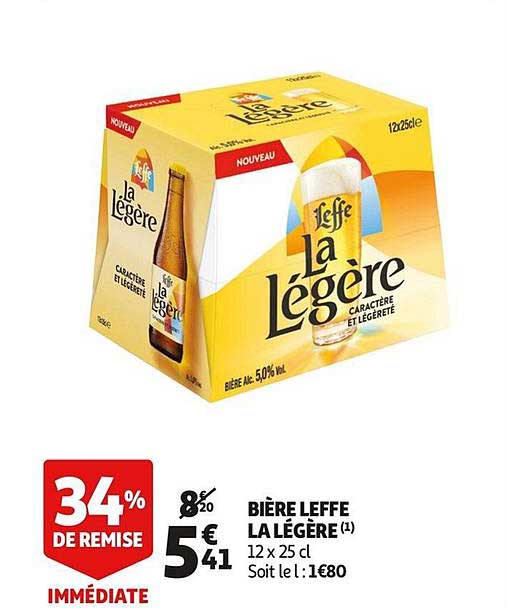 Bière Leffe La Légère 34% De Remise Immédiate