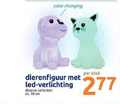 dierenfiguur met led verlichting