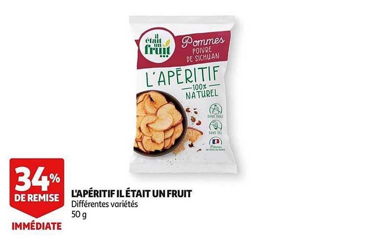l'apéritif il était un fruit 34% de remise immédiate