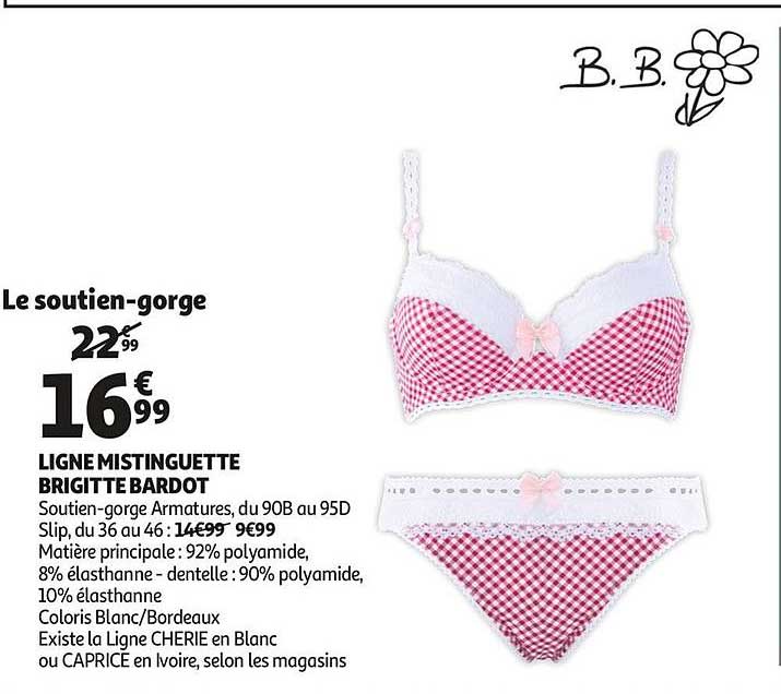 le soutien gorge ligne mistinguette brigitte bardot