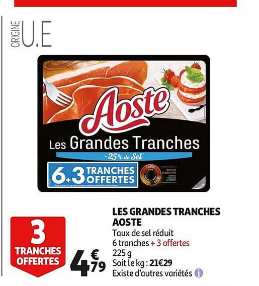 les grandes tranches aoste