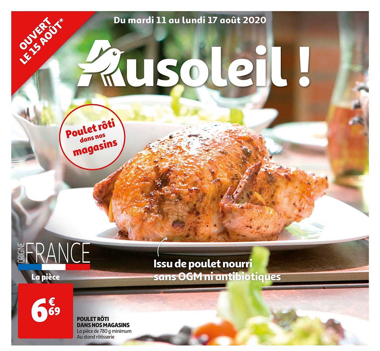 poulet rôti dans nos magasins