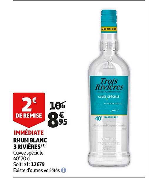 rhum blanc 3 rivières