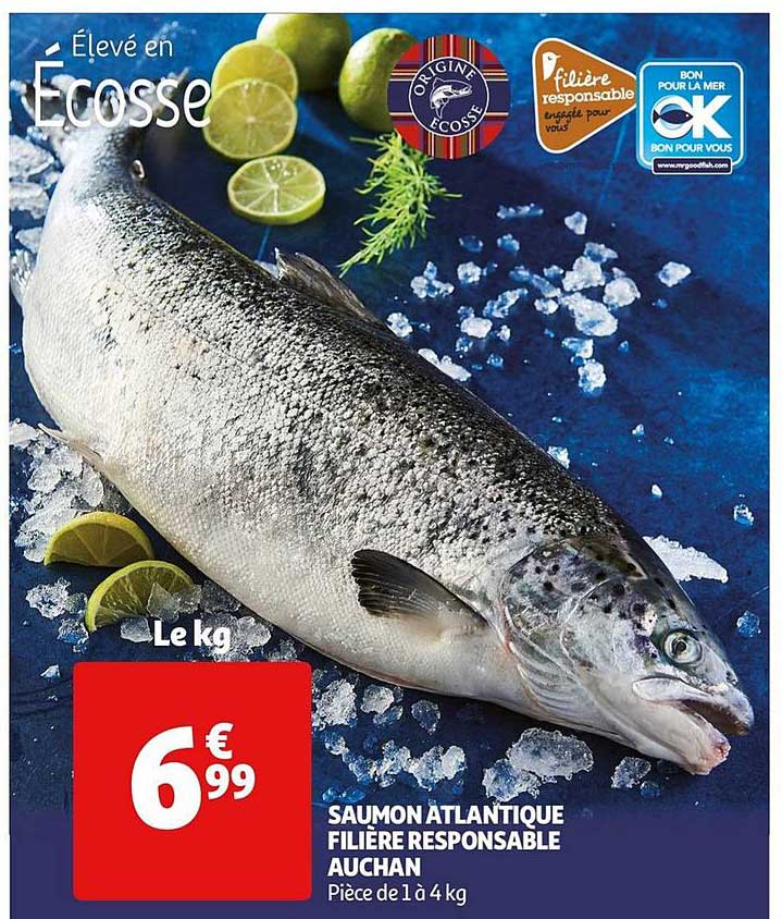Saumon Atlantique Filière Responsable Auchan