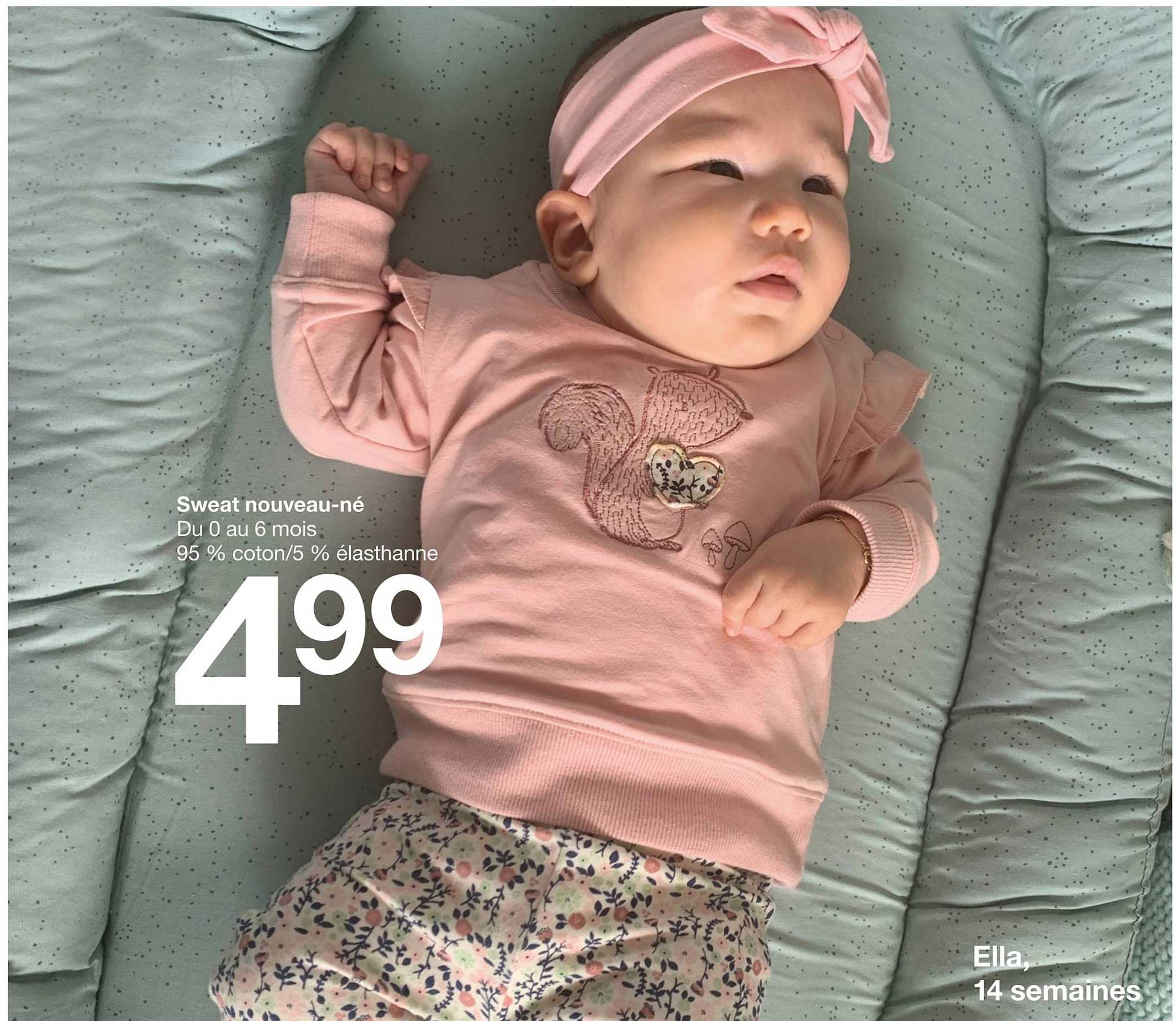 sweat nouveau né