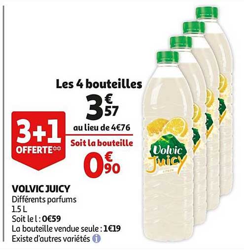 Volvic Juicy 3+1 Offerte
