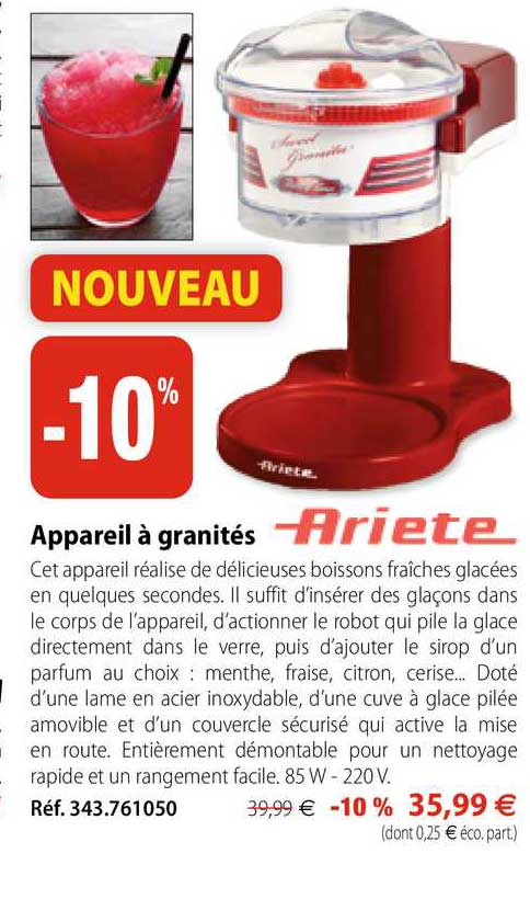 Appareil à Granités Ariete