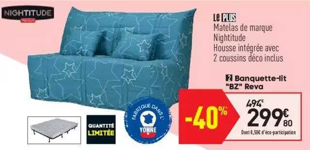 banquette-lit "bz" reva