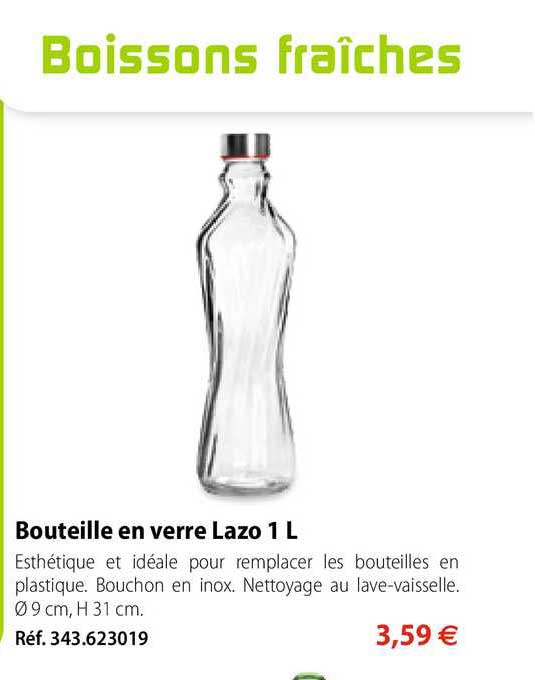 Bouteille En Verre Lazo 1 L