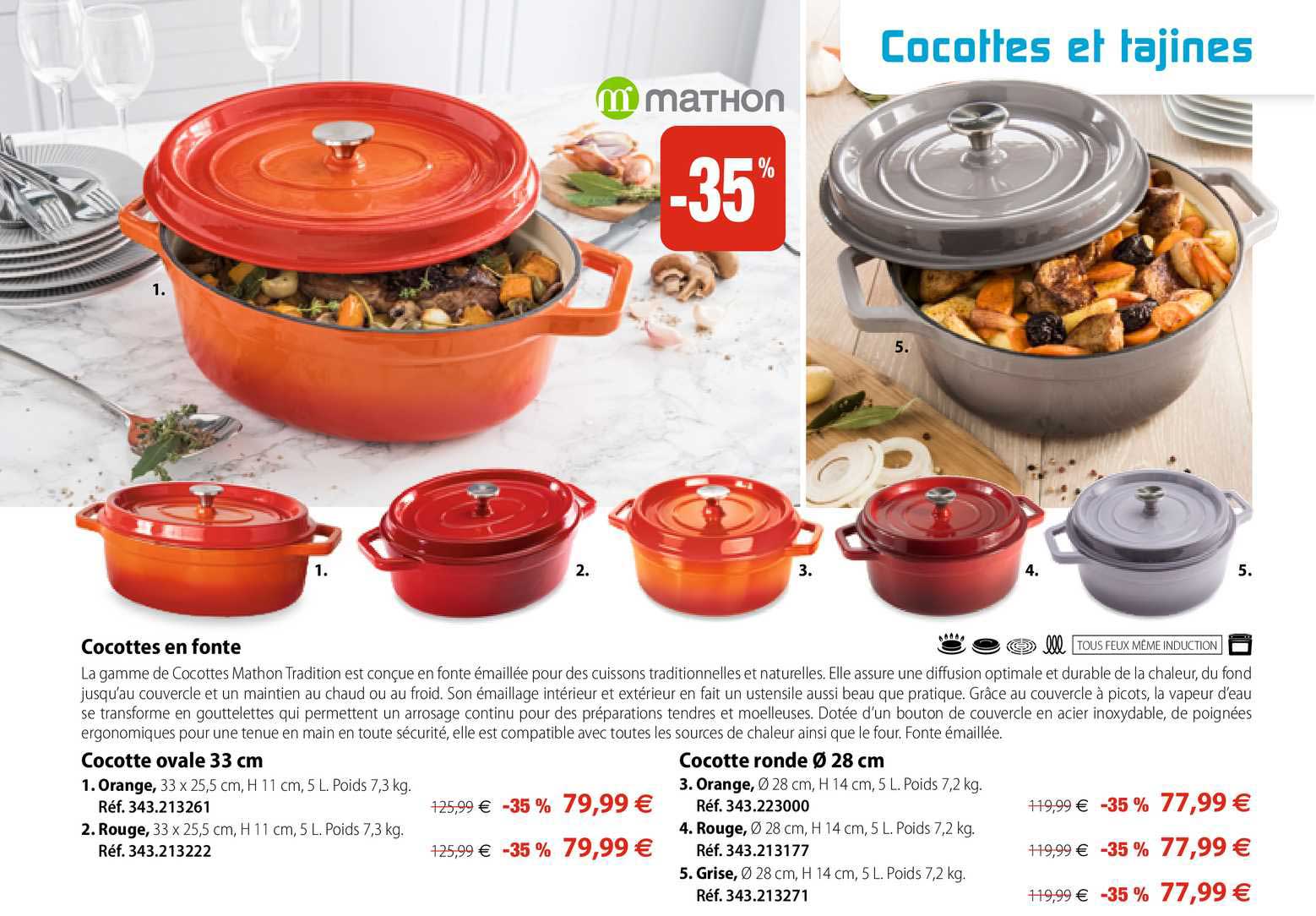 cocottes en fonte, cocotte ovale 33 cm