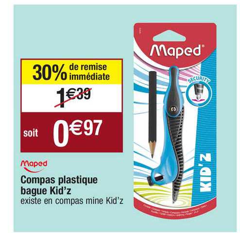 Compas Plastique Bague Kid's Maped